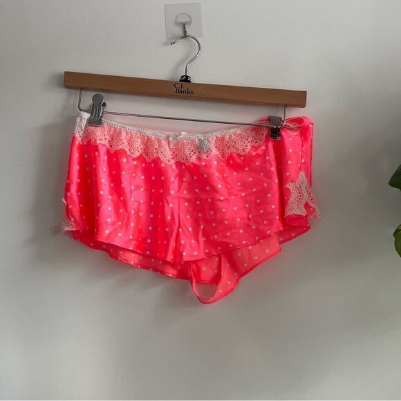 Victoria secret Barbie pink polka dots matching shorts - Picture 1 of 5